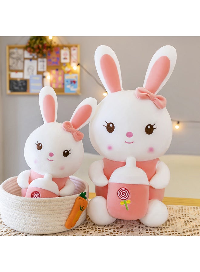 Internet Celebrated Baby Bottle Rabbit Plush Toy Cute Children's Doll Girl's Birthday Gift Little Rabbit Doll-Specifications:35cm (0.2kg)-Color:Bottle Rabbit - Image 2